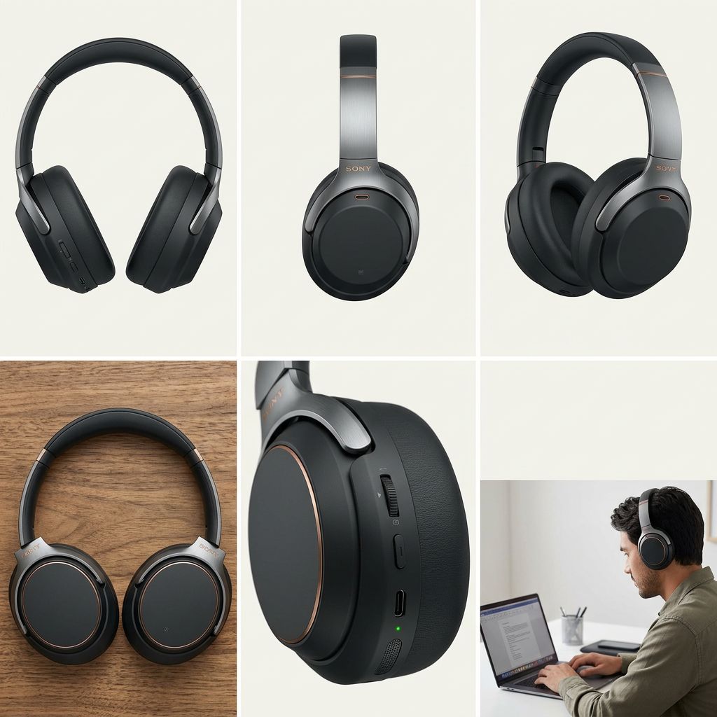 Generated headphones render